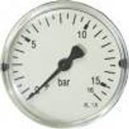 Manometer 14" x Ø63 0-6 bar bagudrettet studs