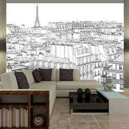 Artgeist Fototapet Parisian er sketchbook 400 x 309 cm