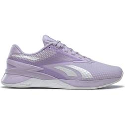 Reebok Nano X3 Purple Oasis/Cold Grey/Vector Blue Women's Shoes Purple