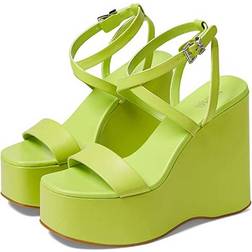 Michael Kors Paola Wedge Bright Limeade Women's Shoes Blue