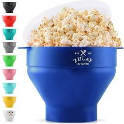 Zulay Kitchen Large Maker Free Silicone Popcorn Popper Collapsible