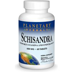 Planetary Herbals Schisandra Tablets, 600 mg, Count