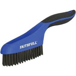 Faithfull FAISB164S Scratch Brush Soft Grip