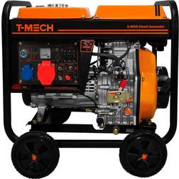 T-Mech Portable Diesel Generator Open Frame ATS Powder