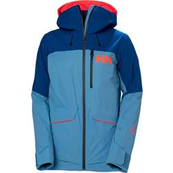 Helly Hansen Women’s Powchaser Lifaloft Insulated Ski Jacket - Blue Fog