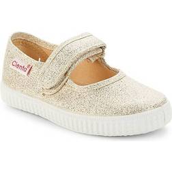 Cienta Girl's Sparkle Mary Jane Shoes Gold Child