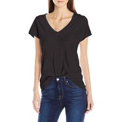 Velvet by Graham & Spencer Jilian V-Neck Tee Black