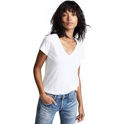 Velvet Women's Jilian V Neck Tee, White