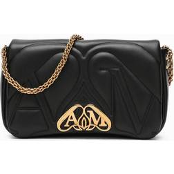 Alexander McQueen Seal Small Black Lederbeutel