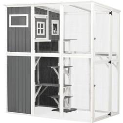 Pawhut Walk-in Catio Outdoor Cat Enclosure Large