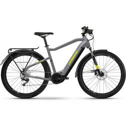 Haibike Trekking 6 - Gloss Grey / Neon Yellow Herrcykel
