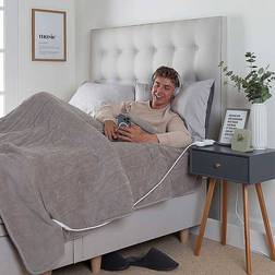 Slumberdown Comfy Hugs Heated Blankets Grey