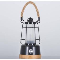 Wildland 12W Portable Rechargeable LED Lantern with Hemp Rope Handle