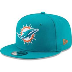 New Era Men's Aqua Miami Dolphins Basic 9FIFTY Adjustable Snapback Hat