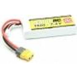 LemonRC Modelbyggeri-batteripakke LiPo 7.4 V 1600 mAh Celletal: 2 35 C Softcase XT60