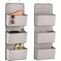 mDesign Fabric Organizers, Over The Door Closets, 3