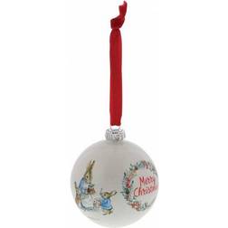 Beatrix Potter A30193 Rabbit Bauble P87102 Christmas Tree Ornament