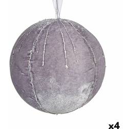 Set of balls Polyester Silver Units Christmas Tree Ornament