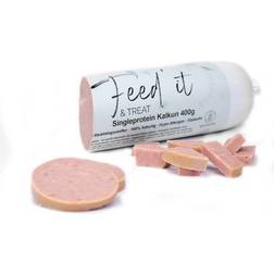 Feed'it & Treat Singleprotein Kalkun 400g Pølse