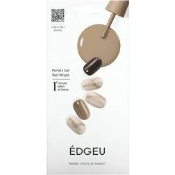 Gel Nail Sticker - Chocolat Nuance