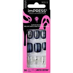 Kiss imPRESS Press-On Manicure Halloween Short Length Square Shape