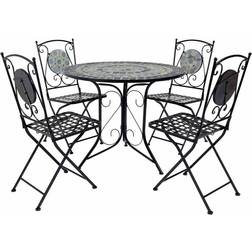 Charles Bentley 4-Seater Mosaic Bistro Set