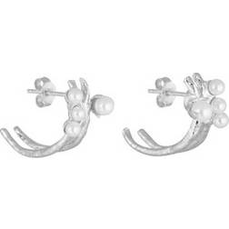 CU Jewellery Pearl kluster örhänge Silver