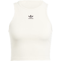 Adidas Women's Essentials Rib Tank Top - Wonder White