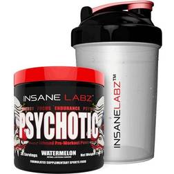 Insane Labz Psychotic Pre-Workout, 35 servings + Insane Labz Shaker