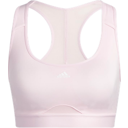 Adidas Powerreact Training Medium-Support Bra - Clear Pink