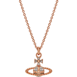 Vivienne Westwood Mayfair Necklace - Rose Gold/Transparent