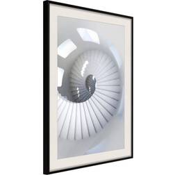 Artgeist Inramad Spiral Stairs 30x45 Poster