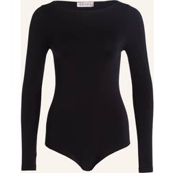 Falke Dam Body Fine Cotton - Svart