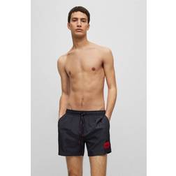 HUGO BOSS Quick-drying swim shorts in recycled material with