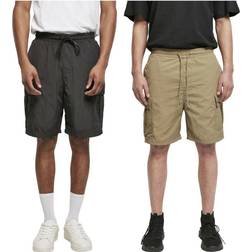 Urban Classics shorts nylon cargo shorts black