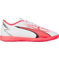 Puma Junior Ultra Play IT V - White/Black/Fire Orchid