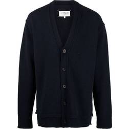 Maison Margiela Stickad Tröja För Män - Blå
