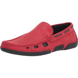 Stacy Adams Shoes Delray Moc Toe Slip On Red Multi