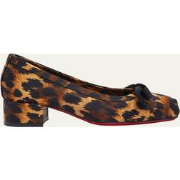 Christian Louboutin Mamaflirt leopard-print pumps brown