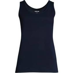 Lands' End Women Cotton Tank Top