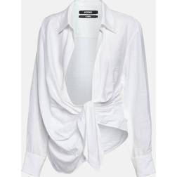 Jacquemus La Chemise Bahia top white