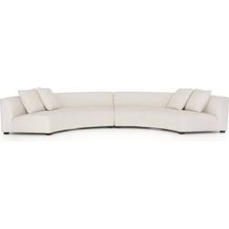 Four Hands Belmount Ivory Sofa 176" 2pcs 5 Seater