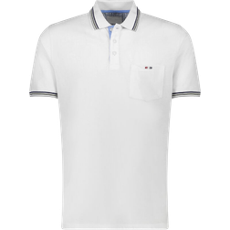 Bison Comfort Fit Poloshirt - White