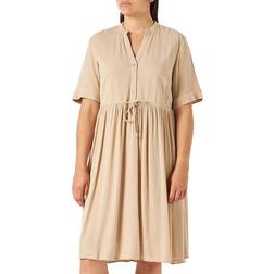 Pieces Pcotena Mini Dress - Beige