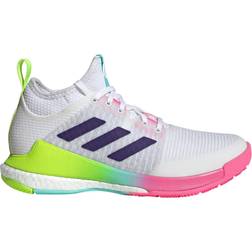 adidas Crazyflight Mid W - Cloud White/Team College Purple/Flash Aqua