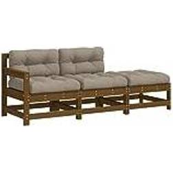 vidaXL 3 Garden Outdoor Lounge Set