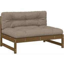 vidaXL Mittensoffa honungsbrun Modulsofa