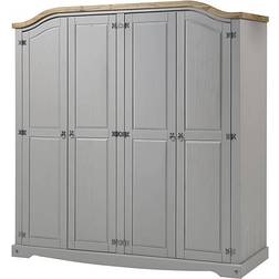 Mercers Furniture Corona Grey Wardrobe 191x190cm