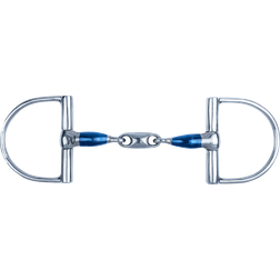 Waldhausen Double Broken Snaffle Bit For Horse Sweet Iron - Bleu