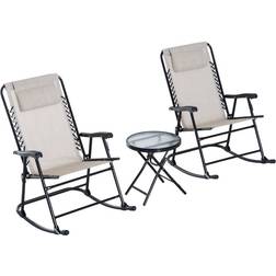 OutSunny 3 Pcs Bistro Set